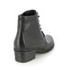 Gabor Lace Up Boots - Black leather - 94.661.27 MENA SOUL