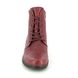 Gabor Lace Up Boots - Red leather - 94.661.55 MENA SOUL