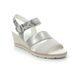 Gabor Wedge Sandals - White-silver - 45.752.11 POET