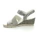 Gabor Wedge Sandals - Grey - 45.752.38 POET