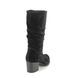 Gabor Mid Calf Boots - Black Suede - 32.894.47 RAMONA