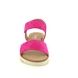 Gabor Wedge Sandals - Fuchsia Suede - 42.750.21 RAYNOR