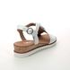 Gabor Wedge Sandals - WHITE LEATHER - 22.751.50 RICH