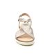 Gabor Wedge Sandals - Light Gold - 82.751.95 RICH