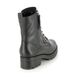 Gabor Biker Boots - Black leather - 92.785.67 SERVE