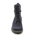 Gabor Lace Up Boots - Navy suede - 74.660.16 SOUL
