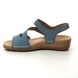 Gabor Comfortable Sandals - Denim - 23.734.18 TOBIN
