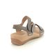 Gabor Comfortable Sandals - Taupe nubuck - 43.734.13 TOBIN