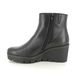 Gabor Wedge Boots - Black leather - 94.780.27 UTOPIA YOSS