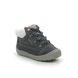 Geox Toddler Girls Boots - Grey suede - B842LA/C9017 BABY OMAR TEX