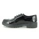 Geox Girls School Shoes - Black patent - J6420N/C9999 CASEY LACE