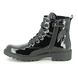 Geox Girls Boots - Black patent - J9420G/C9999 CASEY LACE