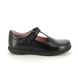 Geox Girls School Shoes - Black leather - J16FHB/C9999 NAIMARA B T BAR