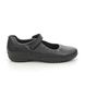 Geox Girls School Shoes - Black leather - J16A6B/C9999 SHADOW B FROZEN