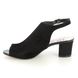 HB Shoes Heeled Sandals - Black suede - B69234 GIAPPONE 70