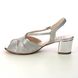 HB Shoes Heeled Sandals - Silver - F231926 HB PEEP 55 WIDE