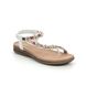 Heavenly Feet Flat Sandals - White-silver - 2021/80 GISELA