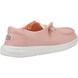 Hey Dude Comfort Slip On Shoes - Pink - 40902/680 Wendy Canvas