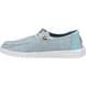Hey Dude Comfort Slip On Shoes - Blue - 40753/425 Wendy Heathered Slub Tropical