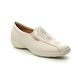 Hotter Comfort Slip On Shoes - Beige leather - 9101/53 CALYPSO 91 E