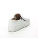 Hotter Comfort Slip On Shoes - WHITE LEATHER - 16212/61 DAISY  WIDE