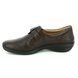 Hotter Comfort Slip On Shoes - Brown - 7202/20 FRANCIS
