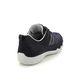 Hotter Lacing Shoes - Navy Suede - 10112/73 LEANNE 2 WIDE