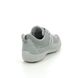 Hotter Lacing Shoes - LIGHT GREY SUEDE - 9912/03 LEANNE 2 WIDE