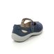 Hotter Mary Jane Shoes - Blue nubuck - 11720/72 QUAKE  2 EEE