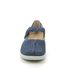 Hotter Mary Jane Shoes - Blue nubuck - 11720/72 QUAKE  2 EEE