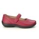 Hotter Mary Jane Shoes - Red leather - 10223/80 SHAKE 2 EEE