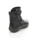 Hotter Ankle Boots - Black leather - 9503/30 WHISPER 95 E