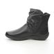 Hotter Ankle Boots - Black leather - 9503/30 WHISPER 95 E