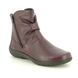 Hotter Ankle Boots - Wine leather - 9503/81 WHISPER 95 E