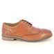 Hush Puppies Brogues - Tan Leather  - 12355-11 BRYSON