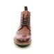 Hush Puppies Brogue Boots - Tan Leather - 37885-70620 JOSHUA BROGUE