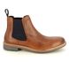 Hush Puppies Chelsea Boots - Tan Leather - 35651-67751 JUSTIN CHELSEA