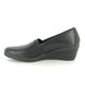 IMAC Comfort Slip On Shoes - Black leather - 6270/1400011 AMBRA