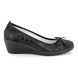 IMAC Wedge Shoes - Black Glitz - 5630/5590011 AMBRAPERF