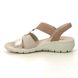 IMAC Comfortable Sandals - Beige Light Gold - 7380/54192013 CHARLOTTE WEDGE