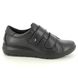 IMAC Comfort Slip On Shoes - Black leather - 5900/1400011 KLIZIA 2V
