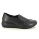 IMAC Comfort Slip On Shoes - Black leather - 5830/1400011 KLIZIA KARENA