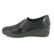 IMAC Comfort Slip On Shoes - Black Glitz - 7600/54120011 ROSE