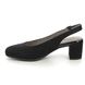 Jana Slingback Shoes - Black - 29460/20001 ABURASLING WIDE