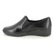 Jana Comfort Slip On Shoes - Black - 24662/41022 BOCCI WIDE TEX