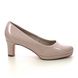 Jana Court Shoes - Nude Patent - 22479/42509 FIGARO WIDE