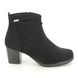 Jana Heeled Boots - Black - 26371/41001 PESA   WIDE TEX