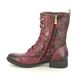 Laura Vita Lace Up Boots - Red floral  - 4595/85 GACMAYO 20
