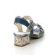 Laura Vita Heeled Sandals - Blue - 4002/74 HUCBIO 05