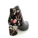 Laura Vita Heeled Boots - Black floral - 5195/46 MAEVAO 0123